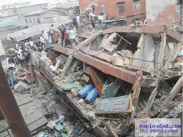 Another Building Collapse In Lagos, See Details